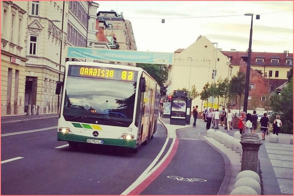 Автобус Любляна Их сеть охватывает весь город