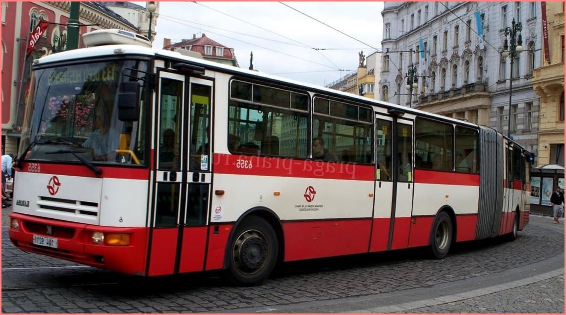 Автобус Прага прилегающих районах города, где